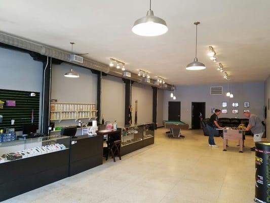 Inside of the Forest City store.