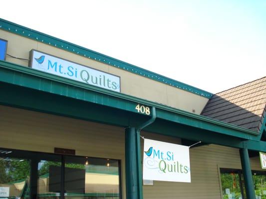 Sign above the shop.