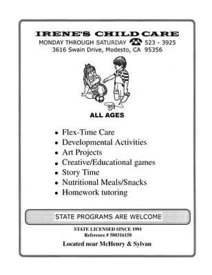 Irene's Child Care