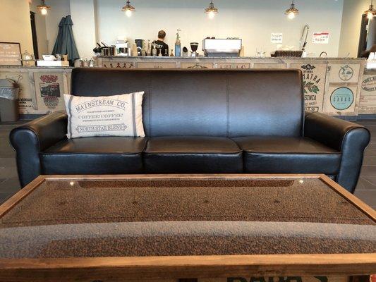 Cute coffee bean table