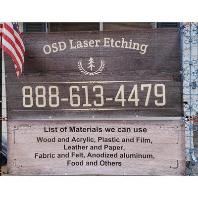 OSD Laser Etching