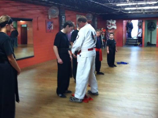 Promotion ceremony 7/15/12