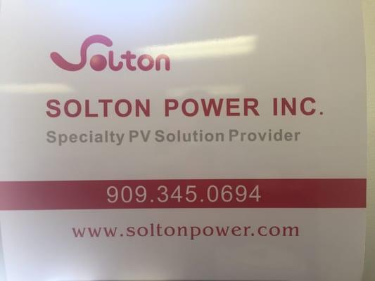 Solton Power - Specialty PV Solution Provider