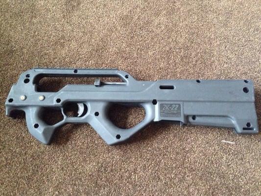 Zk-22 shell. Polycarbonate and extremely durable.