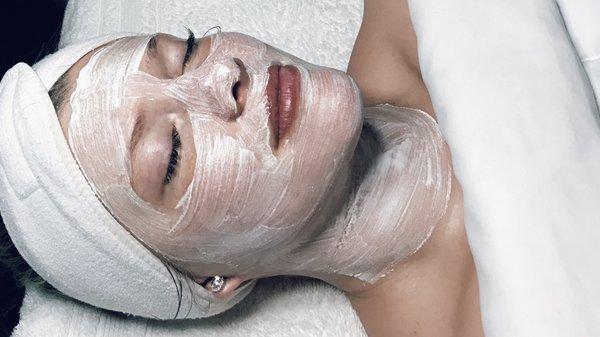 My facial at Red and White Spa