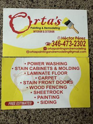 Orta’s Painting & Remodeling