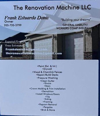 The Renovation Machine