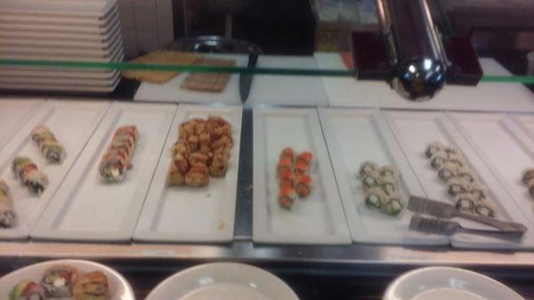 Not a good selection of sushi today. Most of it was the same