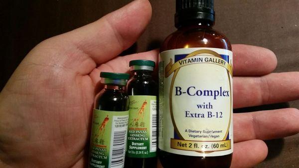 B-Complex Drops and Red Panax Ginseng