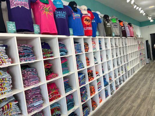 T-shirts and sweatshirts