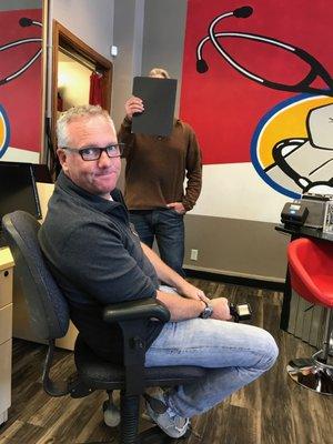 Alex Williams, CEO..overseeing a busy weekend at Defib This