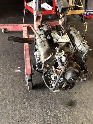 53 Ford Customline Engine Swap