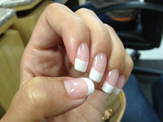 gel manicure on natural nails by Julie. oh so clean!