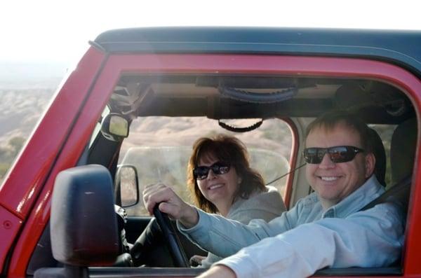 When Mike's not selling real estate, he likes going out with his wife, Cyndi and 4-wheeling in his Jeep.