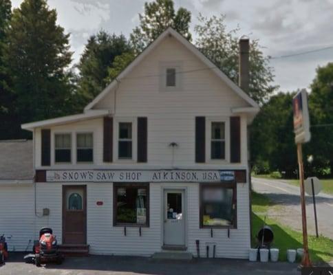 Outside of Snow's Saw Shop