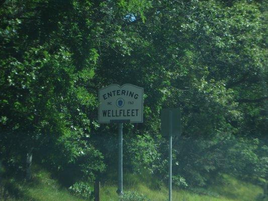 Entering Wellfleet.