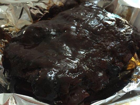 Full rack of ribs (folded, about 12 ribs)