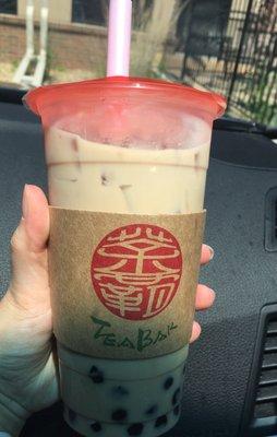 Hokkaido milk tea w/ boba