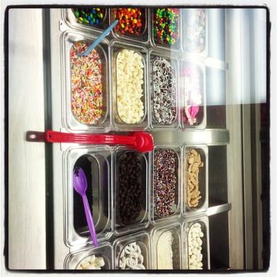 Some of our toppings.
