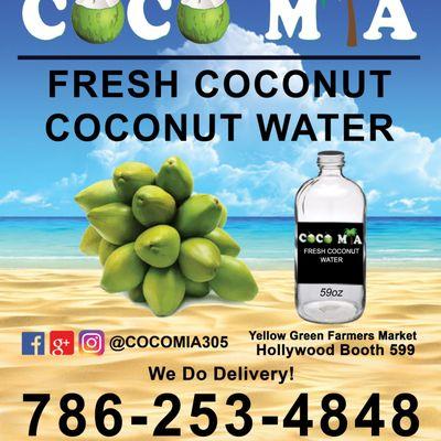 COCO MIA FRESH COCONUT COCONUT WATER SUGAR CANE JUICE