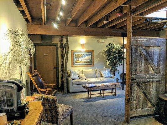 Main lobby of Sync office in Sierra Madre