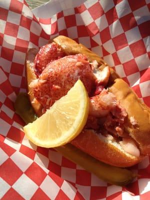 Butter lobstah roll was fantastic. $17 ouch got bit by the claw