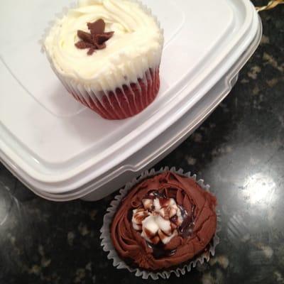 Red Velvet and Double Fudge