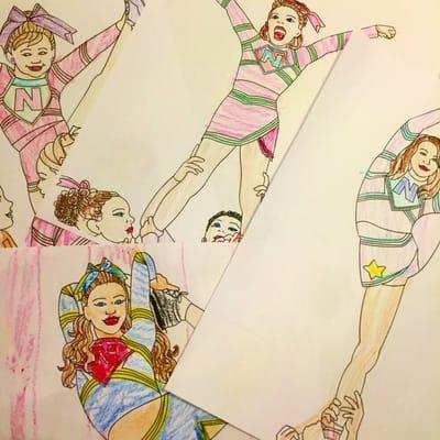 Coloring Page activities Campers colored during camp!