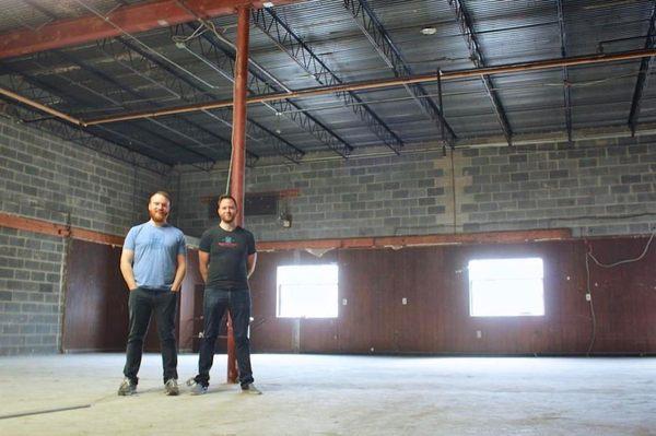 In the beginning, there was light...flooding through broken windows into an abandoned warehouse...