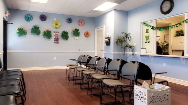 Gorgeous waiting room cute decorations for St.Patrick's Day