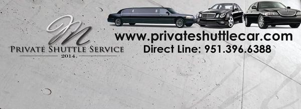 Southern California based shuttle & limousine operator, properly insured and open 24 hours a day!