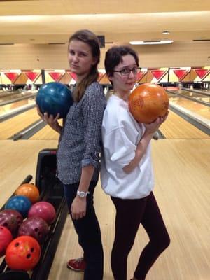 Fun time bowling!