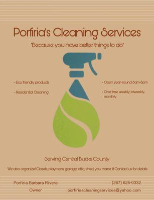 Porfiria’s Cleaning Services