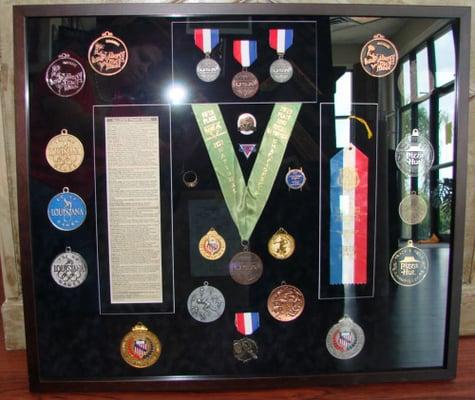 Athletic Medal Shadowbox