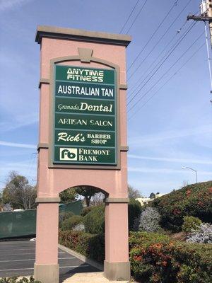 Signage of main tenants