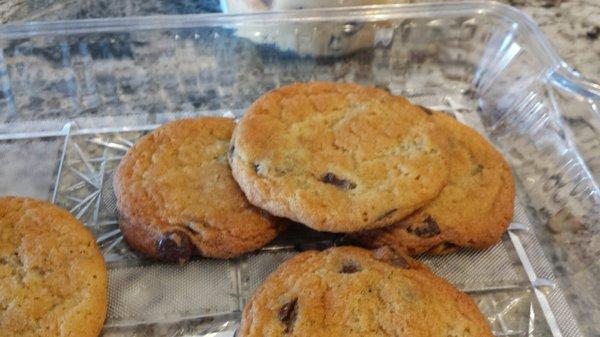 Choco Chip Cookies, baked