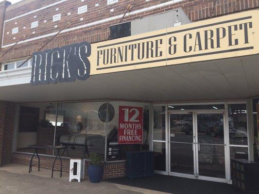 Rick's Furniture in Sulphur.