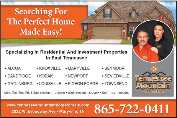 Tennessee Mountain Real Estate