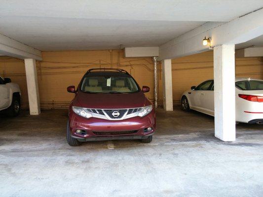 Both of these cars sat in these spots the whole time I was there.