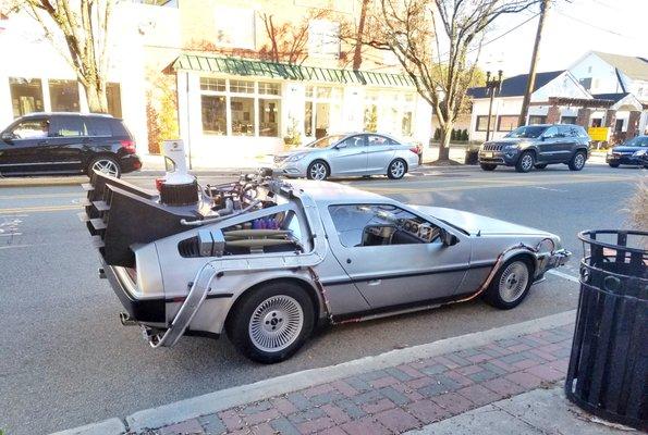 When this baby hits 88 miles per hour... you're gonna see some serious shit. (on Speedwell Ave.)