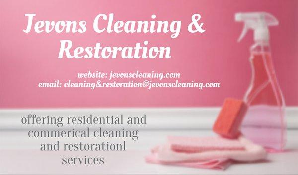 Jevons cleaning & restoration