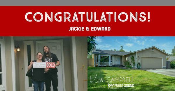 Happy First time home buyers. 8 offers They won the home