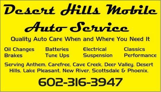 Desert Hills Mobile Auto Service