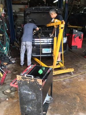 2010 Ford FLEX 3.5 ENGINE REPLACEMENT