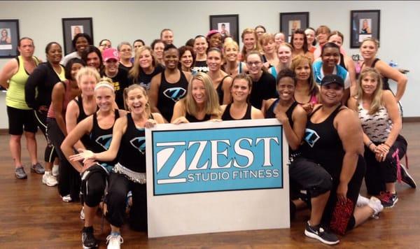 Our incredible group of women who take classes with us at Z Studio