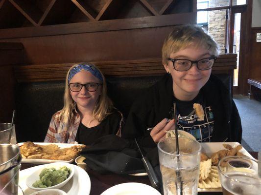 Kids love their chicken tenders