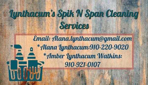 Lynthacum’s Spik N Span Cleaning Services