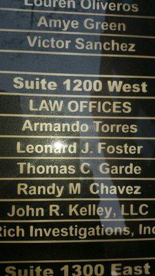 Foster Leonard J Attorney