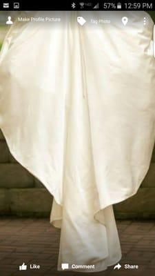 Wrinkled dress. Clearly.