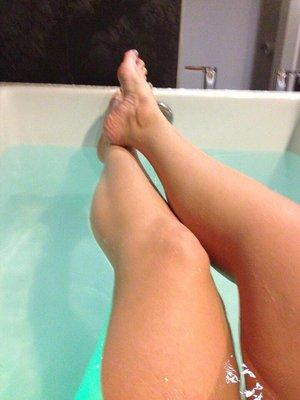 I had the best legs when working out with Bernie